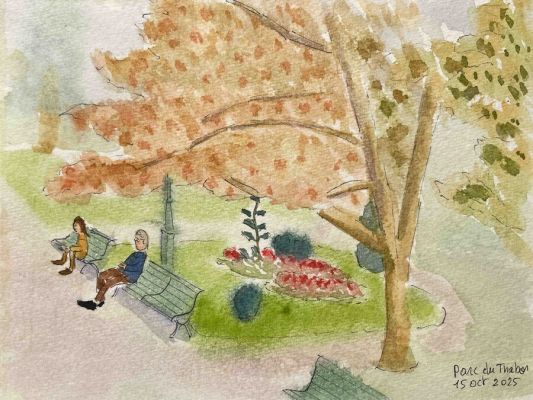 Parc du Thabor à l'automne